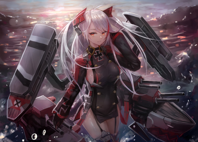 Обои картинки фото аниме, kantai collection, девушка