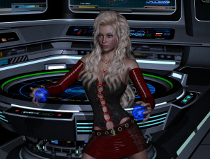 Картинка 3д+графика фантазия+ fantasy взгляд фон девушка