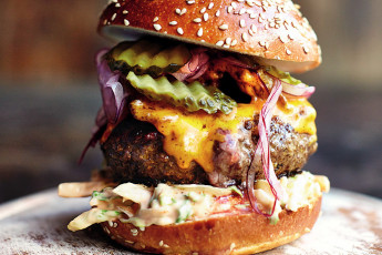 Картинка еда бутерброды +гамбургеры +канапе гамбургер