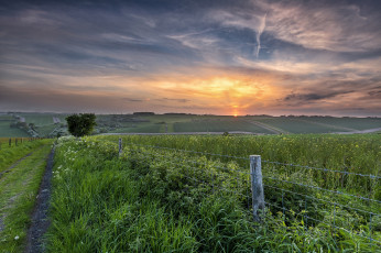 Картинка природа восходы закаты простор