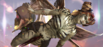 Картинка 3д+графика существа+ creatures фон взгляд девушка