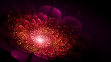 Картинка 3д+графика шары+ balls фон лепестки