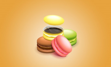 обоя векторная графика, еда , food, фон, кофе