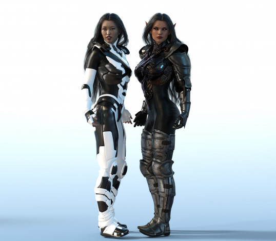 Обои картинки фото 3д графика, эльфы , elves, взгляд, фон, эльфийка