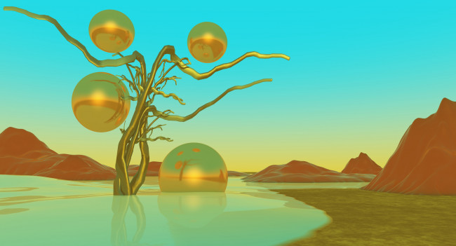 Обои картинки фото 3д графика, шары , balls, фон, шары