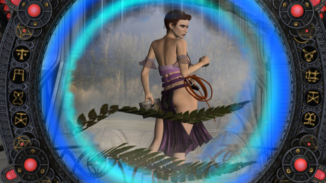 Обои картинки фото 3д графика, фантазия , fantasy, фон, люди