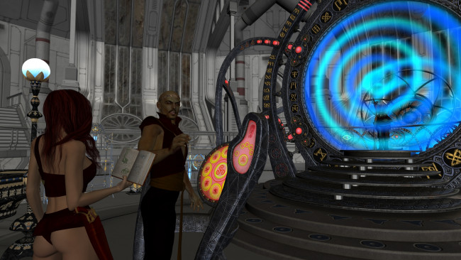 Обои картинки фото 3д графика, фантазия , fantasy, фон, люди