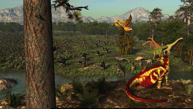 Обои картинки фото 3д графика, животные , animals, природа, динозавры