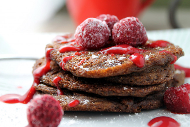 Обои картинки фото еда, блины,  оладьи, оладьи