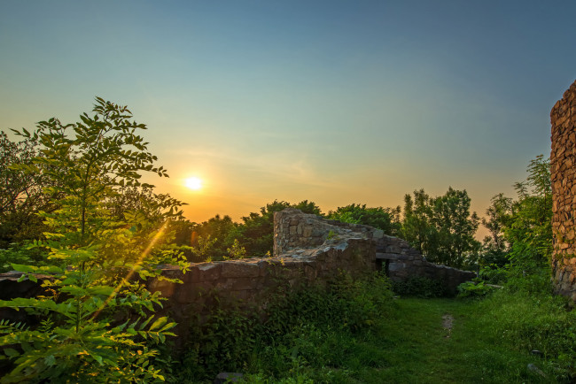 Обои картинки фото природа, восходы, закаты, простор