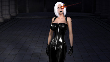 Картинка 3д+графика фантазия+ fantasy девушка фон униформа латекс