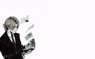 Картинка рисованное valentina+remenar парень костюм кровь книга страницы