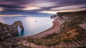 Картинка durdle+door dorset природа побережье durdle door