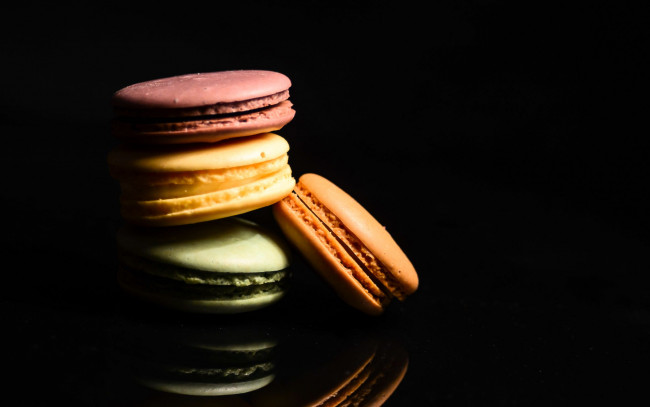 Обои картинки фото еда, макаруны, печенье, лакомство, ассорти