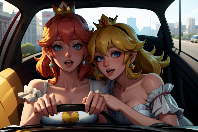 Обои картинки фото видео игры, super mario bros, нейросети, графика, нейроарт, ai, art, нейронные, сети, рисунки, нейро, искусство