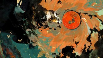 обоя аниме, tian guan ci fu, хуа, чэн