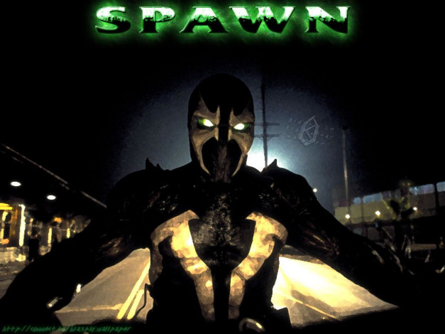 Обои картинки фото спаун, кино, фильмы, spawn, мститель, маска, костюм, монстр, демон