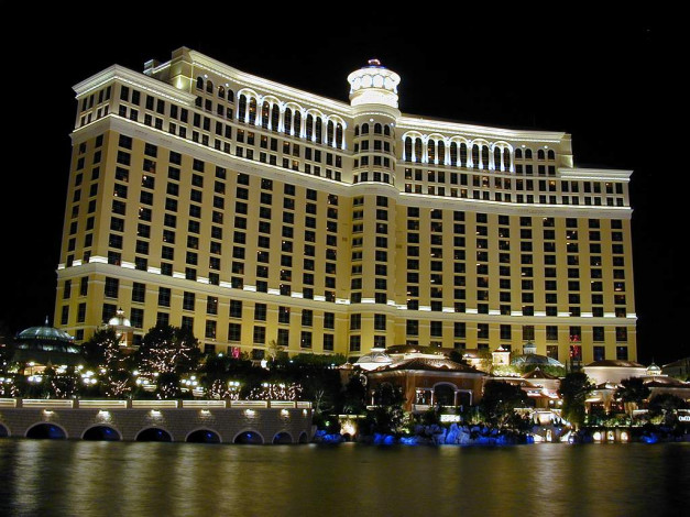 Обои картинки фото bellagio, hotel, города, лас, вегас, сша