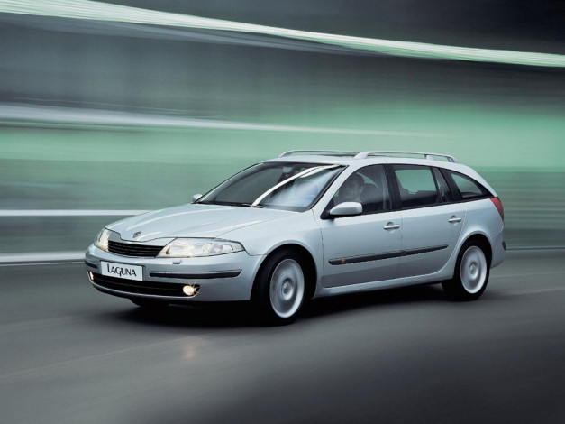 Обои картинки фото renault, laguna, wagon, автомобили