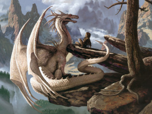 Картинка фэнтези драконы