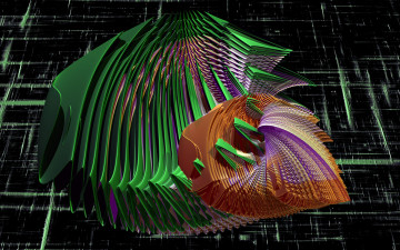 Картинка 3д графика fractal фракталы