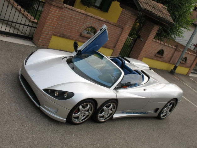 Обои картинки фото 2009, covini, c6w, spider, автомобили