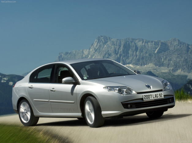 Обои картинки фото renault, laguna, 2008, автомобили