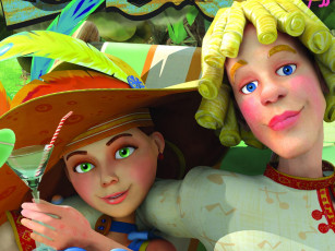 Картинка новые приключения аленушки еремы мультфильмы