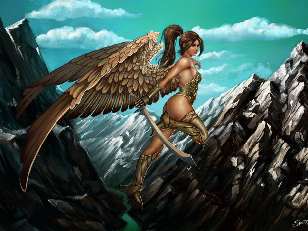 Обои картинки фото фэнтези, ангелы