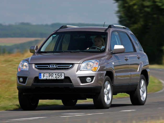 Обои картинки фото автомобили, kia, sportage