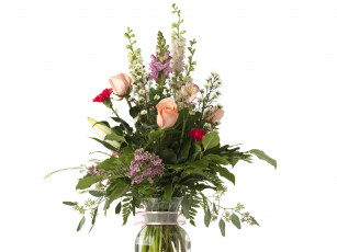 Картинка цветы букеты композиции гвоздики букет розы