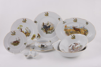 Картинка разное посуда столовые приборы кухонная утварь фарфор сервиз тарелки