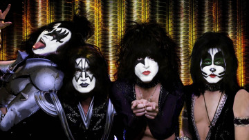 Картинка kiss музыка глэм-рок шок-рок хард-рок хэви-метал