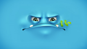 Картинка векторная графика рот глаза