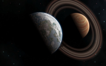 Картинка космос арт планеты