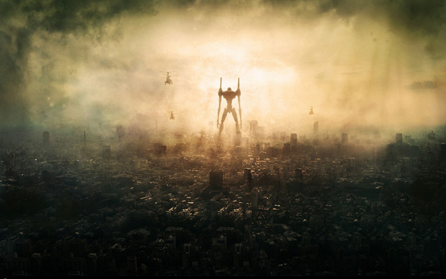 Обои картинки фото аниме, evangelion, меха, eva