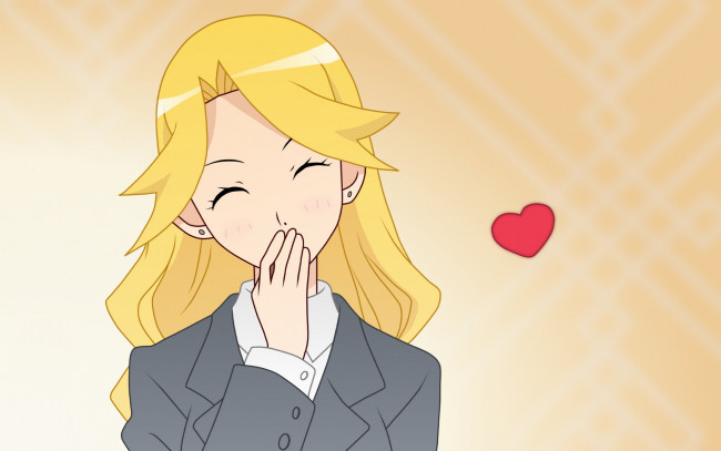 Обои картинки фото аниме, sayonara, zetsubo, sensei, девушка