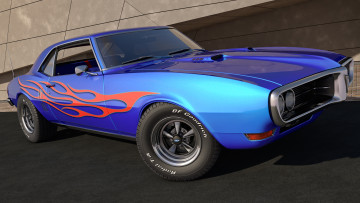 Картинка автомобили 3д 400 firebird pontiac 1968