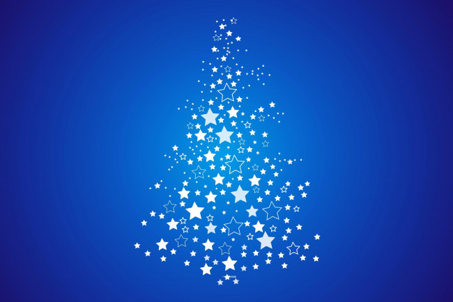 Обои картинки фото праздничные, векторная графика , новый год, звездочки