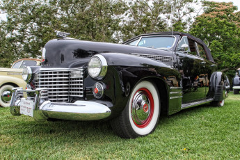 обоя 1941 cadillac convertible sedan, автомобили, выставки и уличные фото, автошоу, выставка
