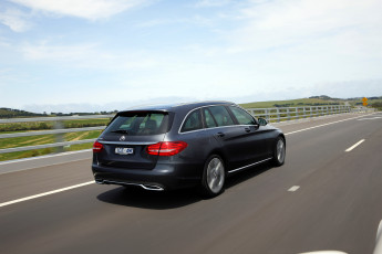 Картинка автомобили mercedes-benz estate line avantgarde c 200 2014г s205 au-spec темный