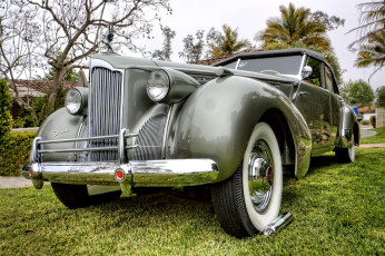 обоя 1940 packard 1807 darrin convertible sedan, автомобили, выставки и уличные фото, автошоу, выставка