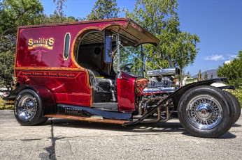 обоя 23 ford t panel, автомобили, выставки и уличные фото, автошоу, выставка