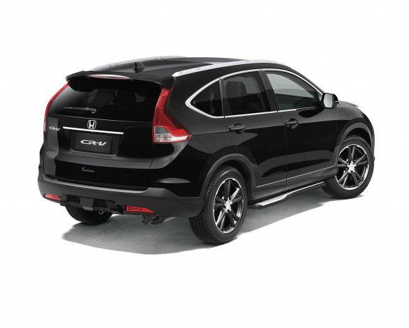 Обои картинки фото автомобили, honda, темный, 2013, г, black, edition, cr-v, rm