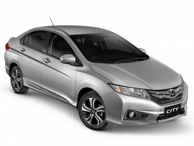 Обои картинки фото автомобили, honda, темный, 2014г, br-spec, city