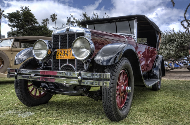 Обои картинки фото 1927 franklin 11b touring, автомобили, выставки и уличные фото, выставка, автошоу