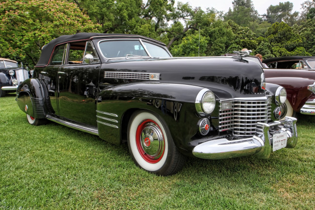 Обои картинки фото 1941 cadillac convertible sedan, автомобили, выставки и уличные фото, автошоу, выставка