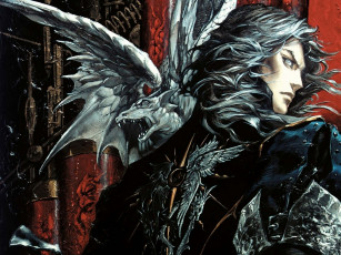 Картинка видео+игры castlevania дракон парень арт