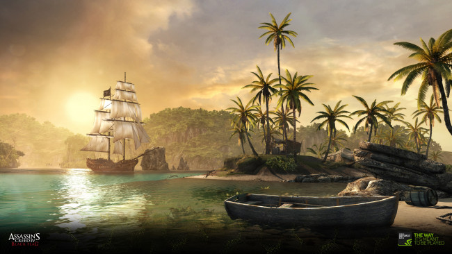 Обои картинки фото видео игры, assassin`s creed iv,  black flag, action, приключения, шутер, assassins, creed, flag, black