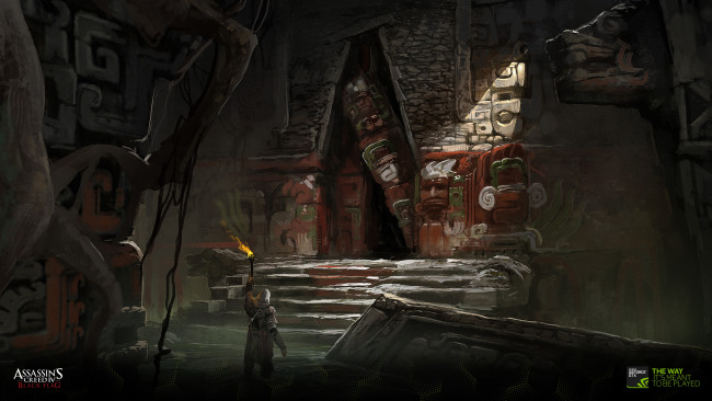 Обои картинки фото видео игры, assassin`s creed iv,  black flag, flag, black, assassins, creed, шутер, action, приключения